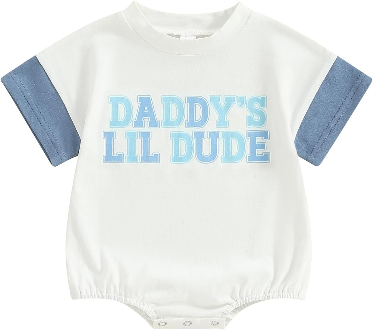 Baby Boys Colour-Block Bubble Romper