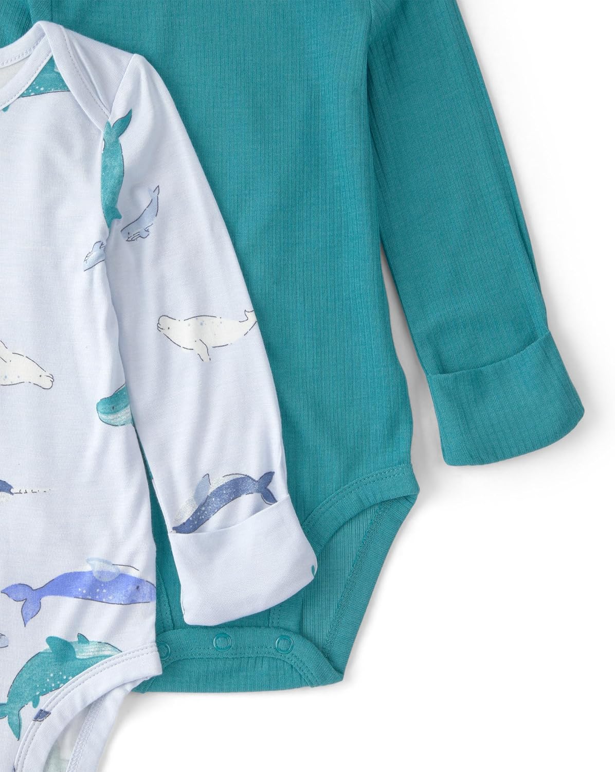 Baby Boys Long Sleeve Bodysuits, 2 Pack