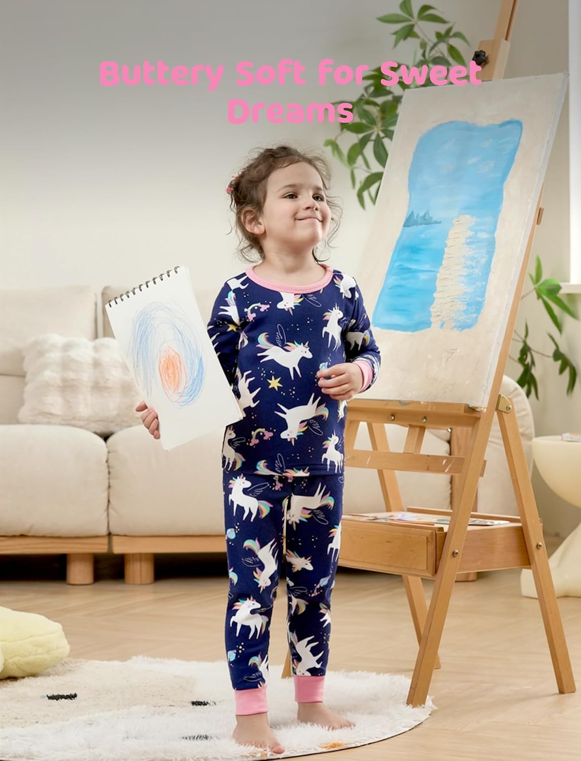 Bamboo Viscose Pyjama Set for Toddlers