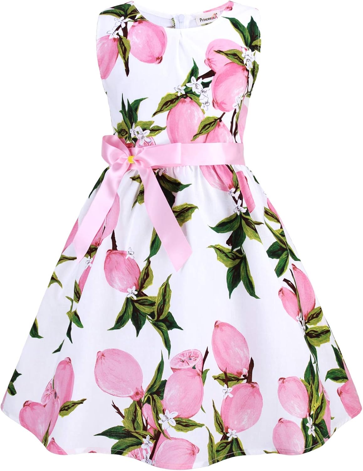 Girls Floral Cotton Summer Dress