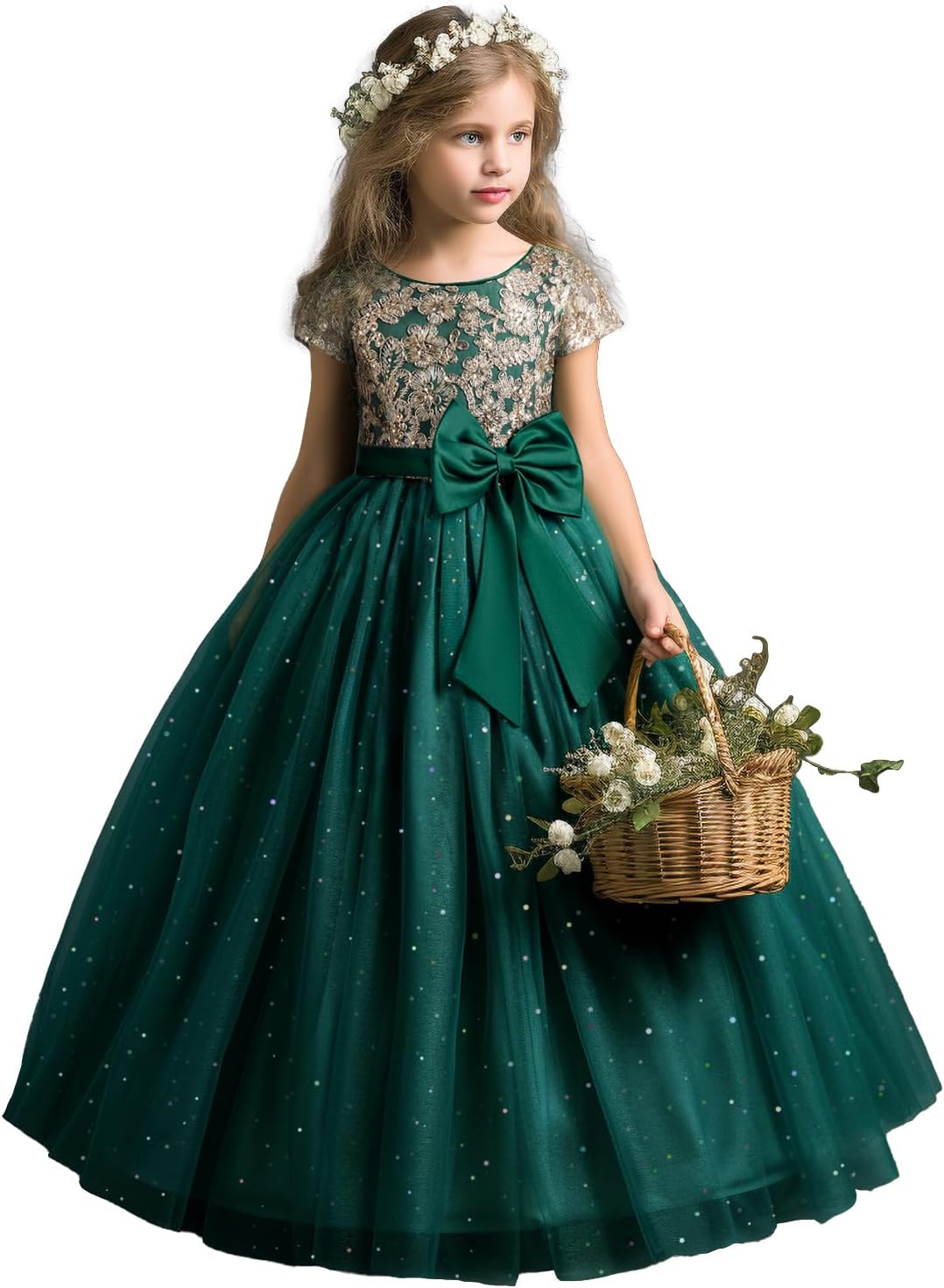 Girls Princess Ball Gown Dress