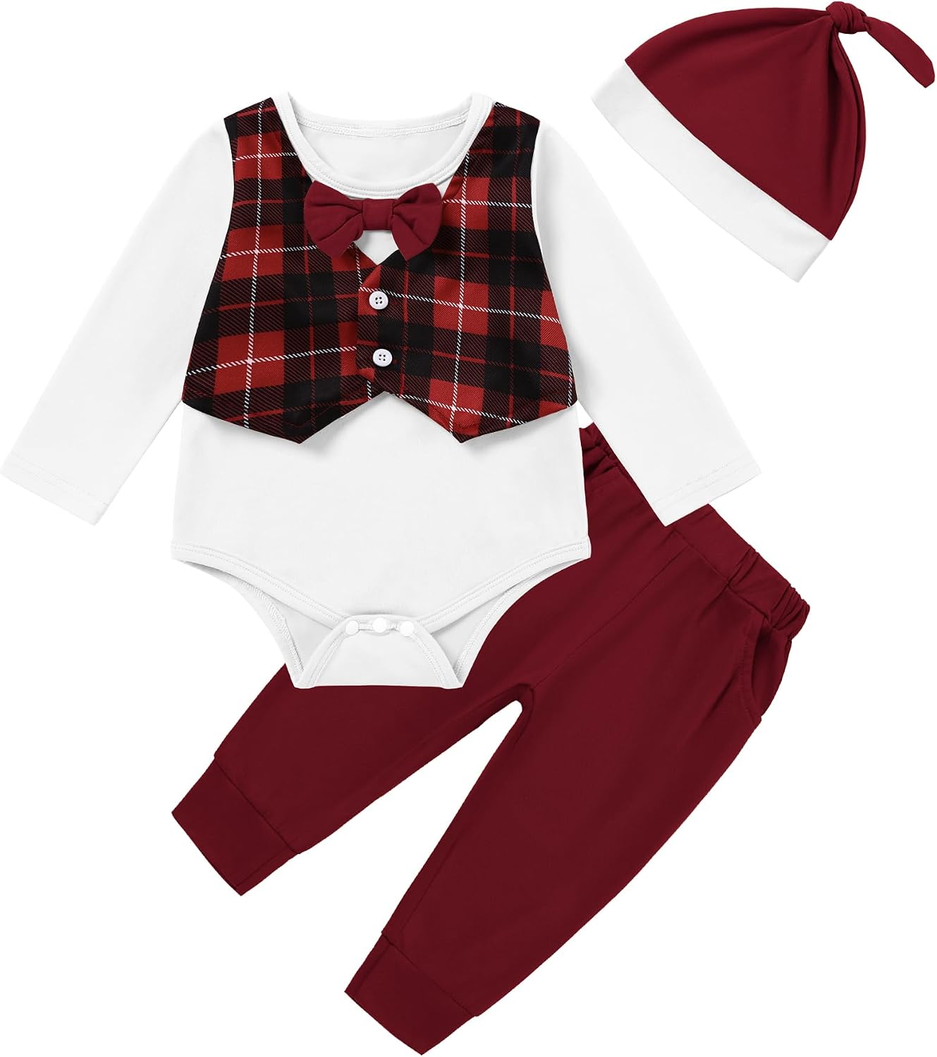 Newborn Baby Boy Long Sleeve Outfit
