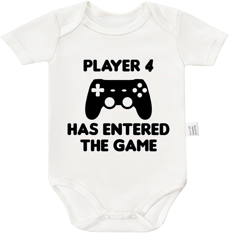 Printed Baby Bodysuits, Funny Slogan