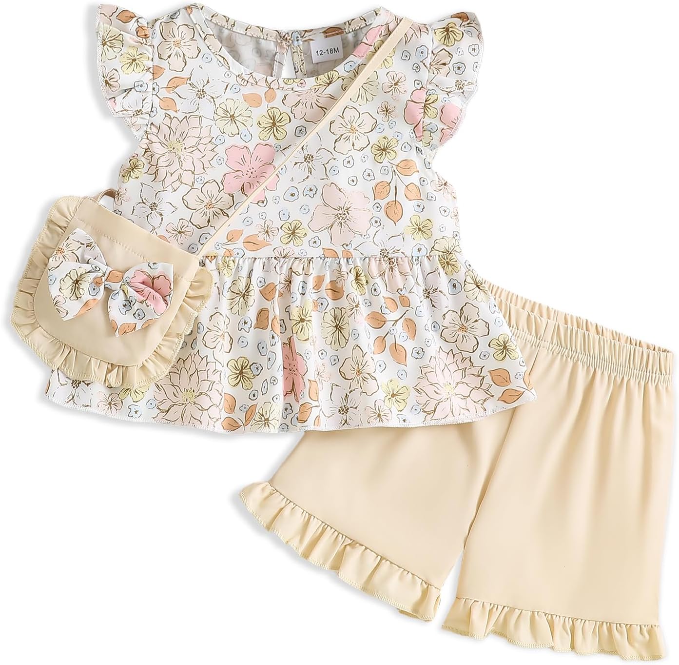 Toddler Girls Sleeveless Summer Outfit